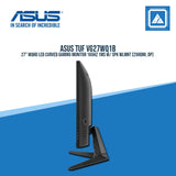 ASUS TUF VG27WQ1B 27" WQHD LED CURVED GAMING MONITOR 165HZ 1MS W/ SPK WLMNT (2XHDMI, DP)