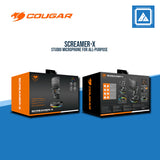 COUGAR SCREAMER -X STUDIO MICROPHONE W/ RGB STAND & USB 3.0 HUB (BLACK)
