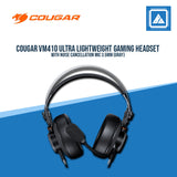 COUGAR VM410 ULTRA LIGHTWEIGHT GAMING HEADSET W/NOISE CANCELLATION MIC 3.5MM (GRAY)