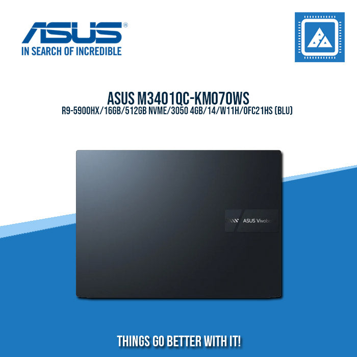 ASUS M3401QC-KM070WS R9-5900HX | Gaming Laptop And AutoCAD Users