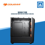 COUGAR MX660 T RGB / MID-TOWER / ARGB VK120*3FAN / TEMPERED GLASS