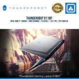 THUNDEROBOT 911MT | Intel core i7-10800h |16GB 3200mhz | 512G M.2 | 15.6" Ips | RTX 3050 4G