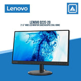 LENOVO D22E-20 21.5" WIDE LED MONITOR (66D2KAC6PH) (VGA, HDMI)