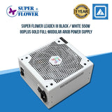 Super Flower LEADEX III Black / White 550W 80Plus Gold Full-Modular ARGB Power Supply