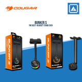 COUGAR BUNKER S RGB HEADSET STAND W/ USB HUB & VACUUM SUCTION PAD