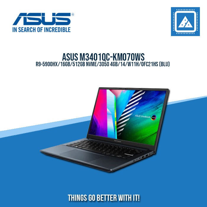 ASUS M3401QC-KM070WS R9-5900HX | Gaming Laptop And AutoCAD Users