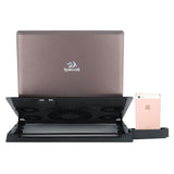 REDRAGON IVY LAPTOP RGB COOLER W/ ADJ HEIGHT BLACK 2 USB PORT