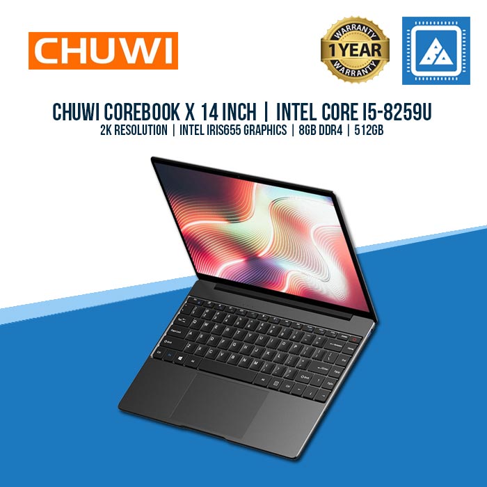 CHUWI COREBOOK X I5-8259U/8GB/512GB NVME/14/W10H (GRY