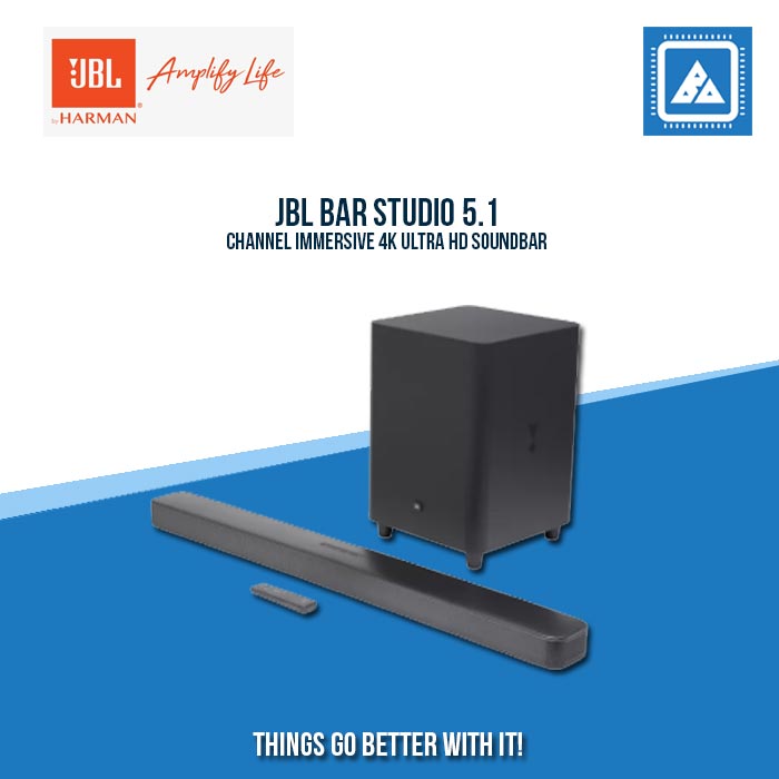 JBL BAR STUDIO 5.1 CHANNEL IMMERSIVE 4K ULTRA HD SOUNDBAR