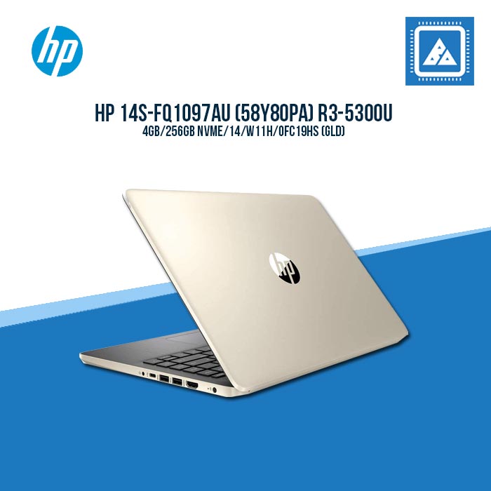 HP 14S-FQ1097AU (58Y80PA) R3-5300U Best for Freelancers and Students