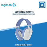 LOGITECH G435 LIGHTSPEED WIRELESS/BLUETOOTH GAMING HEADSET (OFF-WHITE & LILAC)