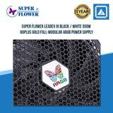 Super Flower LEADEX III Black / White 550W 80Plus Gold Full-Modular ARGB Power Supply