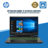 HP PAVILION GAMING 15-EC2087AX (46R32PA) R5-5600H/8GB/512GB NVME/3050 4GB/15.6 144HZ/W10H/OFC19HS (BLK)