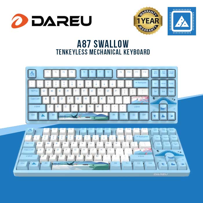 Dareu A87 Swallow Mechanical Keyboard Blue Switch(Cherry MX Blue)