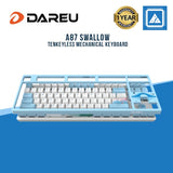 Dareu A87 Swallow Mechanical Keyboard Blue Switch(Cherry MX Blue)