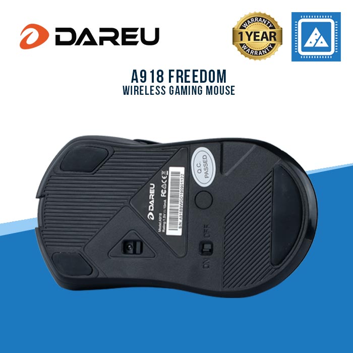 DAREU A-918 FREEDOM Wireless Gaming Mouse