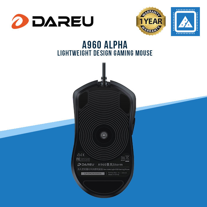 DAREU A960 Lightweight Design Gaming Mouse