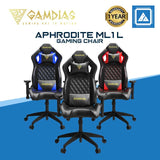 GAMDIAS APHRODITE ML1-L GAMING CHAIR (BLACK)