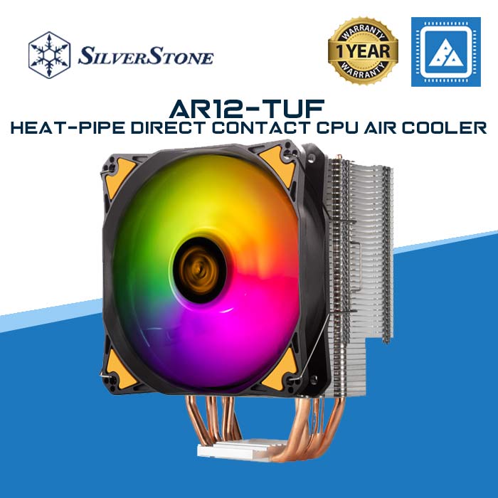Silverstone AR12-TUF copper Heat-pipe Direct Contact CPU air cooler
