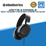 SteelSeries Arctis 3 Console - Stereo Wired Gaming Headset for PlayStation 5 / 4, Xbox Series X|S, Nintendo Switch, VR, Android and iOS - Black