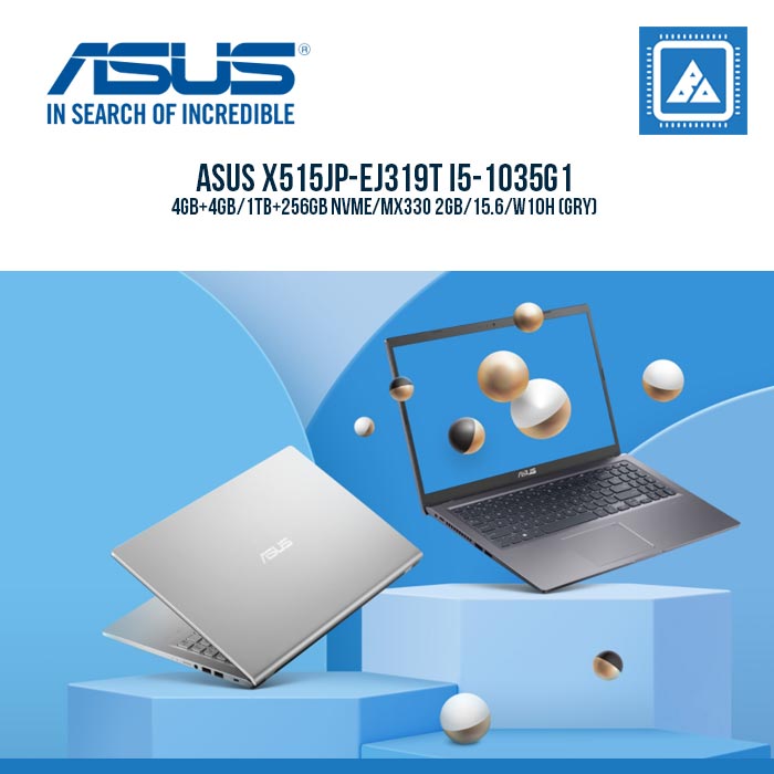 ASUS Vivobook X515JP-EJ319T I5-1035G1 Perfect for Students and Freelancers (GRY)