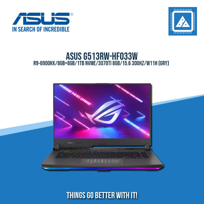 ASUS G513RW-HF033W R9-6900HX  | Gaming Laptop And AutoCAD Users