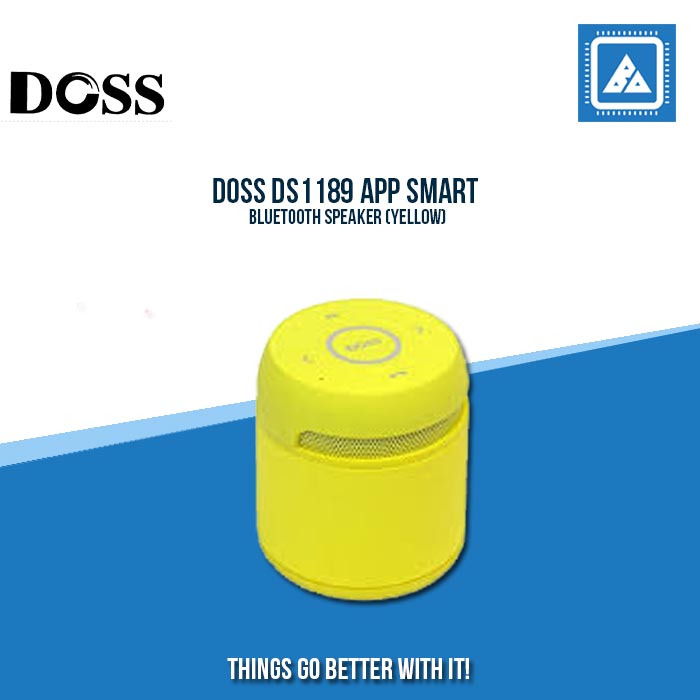 DOSS DS1189 APP SMART BLUETOOTH SPEAKER (YELLOW)