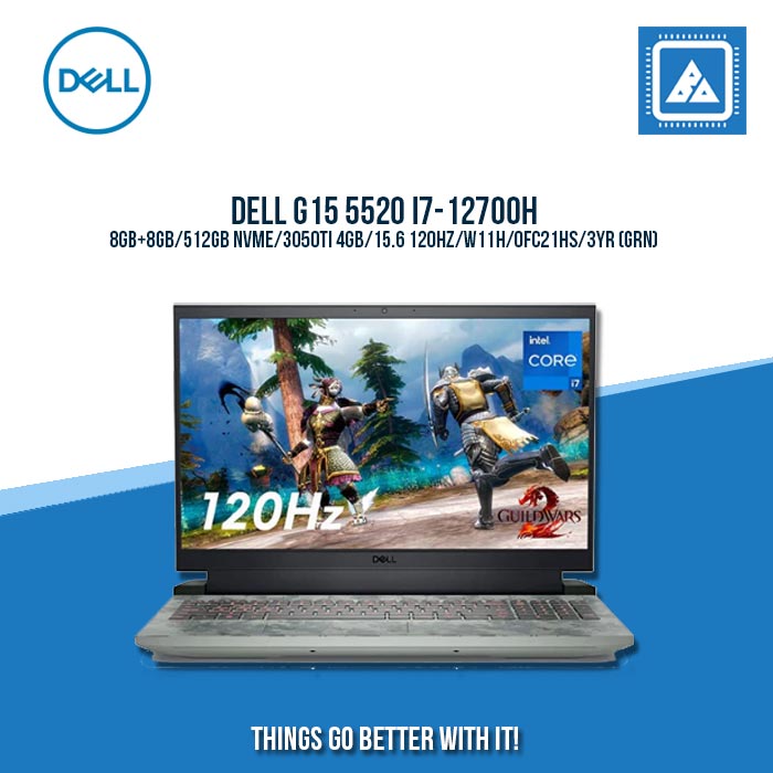 DELL G15 5520 I7-12700H  | Gaming Laptop And AutoCAD Users