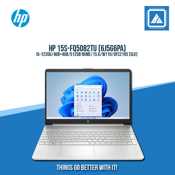 HP 15S-FQ5082TU (6J5G6PA) I5-1235U/8GB/512GB SSD | BEST FOR STUDENTS AND FREELANCERS