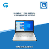 HP 14S-FQ1112AU (6J5G0PA) R3-5300U/4GB/256GB NVME | BEST FOR STUDENTS LAPTOP