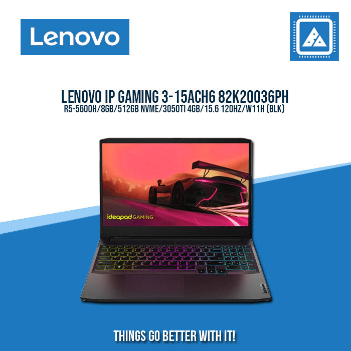 LENOVO IP GAMING 3-15ACH6 82K20036PH | Gaming Laptop And AutoCAD Users