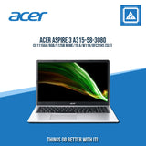ACER ASPIRE 3 A315-58-3080 I3-1115G4 Perfect for entrepreneurs and freelancers (SLV)