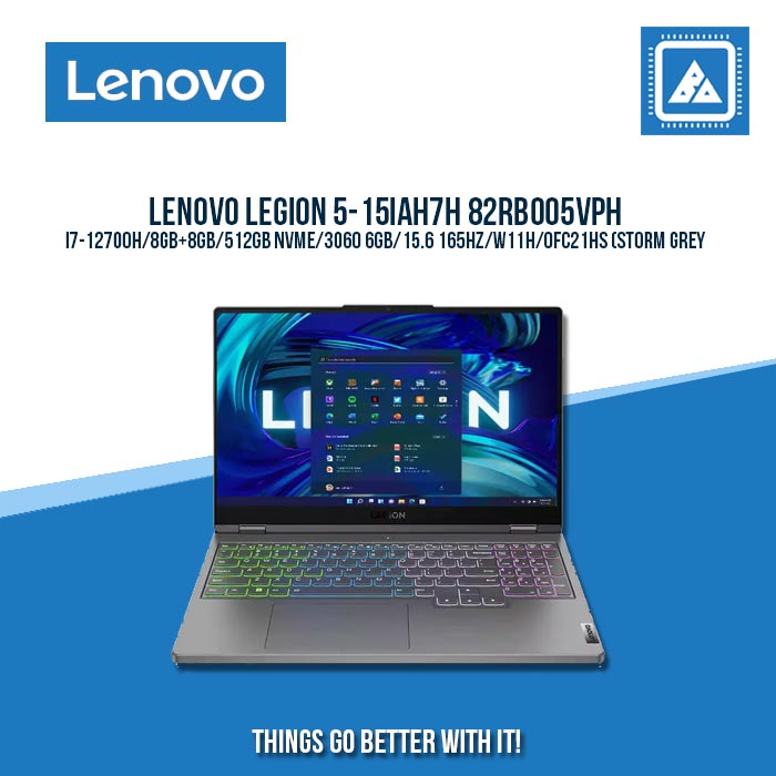 LENOVO LEGION 5-15IAH7H 82RB005VPH I7-12700H | Gaming Laptop And AutoCAD Users
