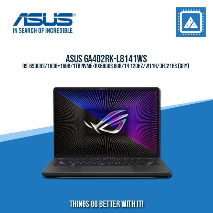 ASUS GA402RK-L8141WS R9-6900HS  | Gaming Laptop And AutoCAD Users