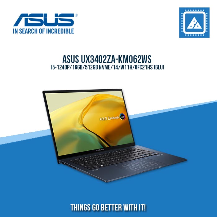 ASUS UX3402ZA-KM062WS I5-1240P | Best for Students and  Freelancers