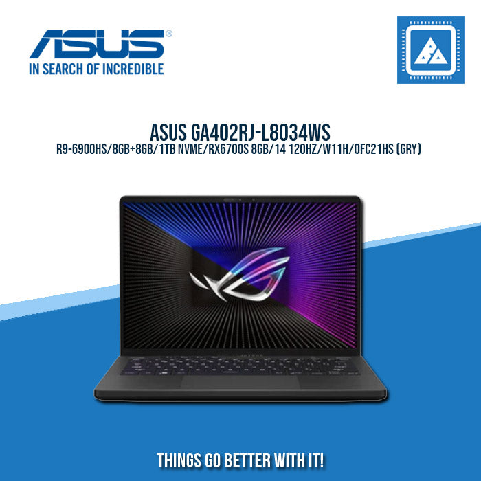 ASUS GA402RJ-L8034WS R9-6900HS  | Gaming Laptop And AutoCAD Users
