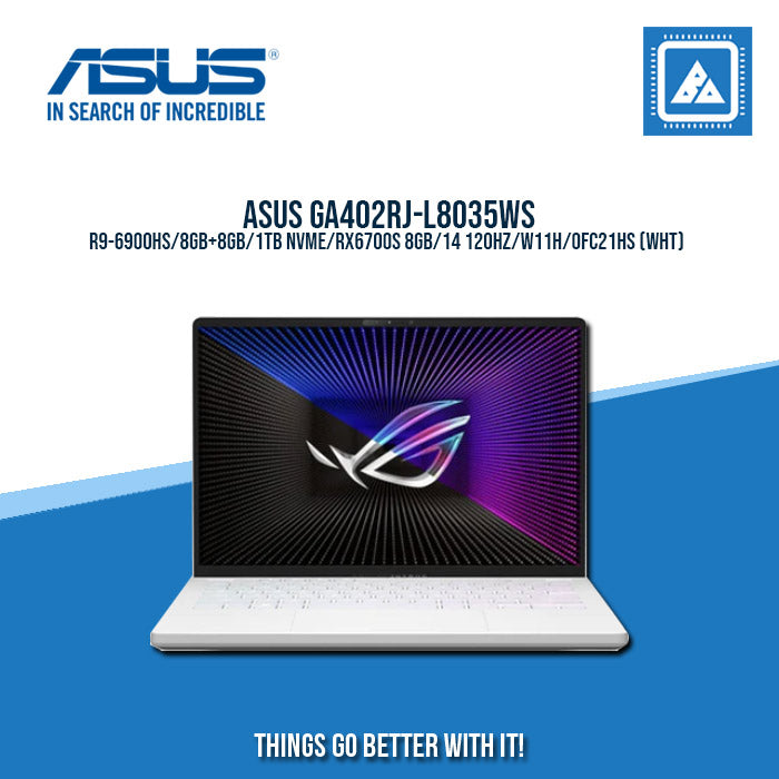 ASUS GA402RJ-L8035WS R9-6900HS  | Gaming Laptop And AutoCAD Users