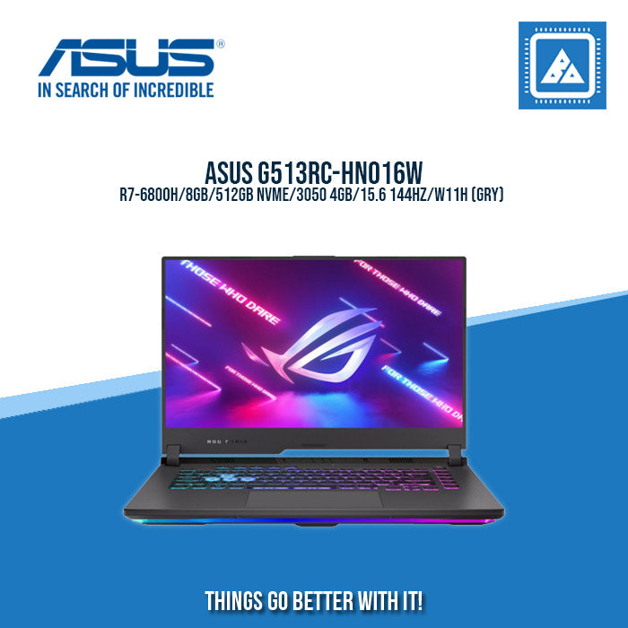 ASUS G513RC-HN016W R7-6800H  | Gaming Laptop And AutoCAD Users