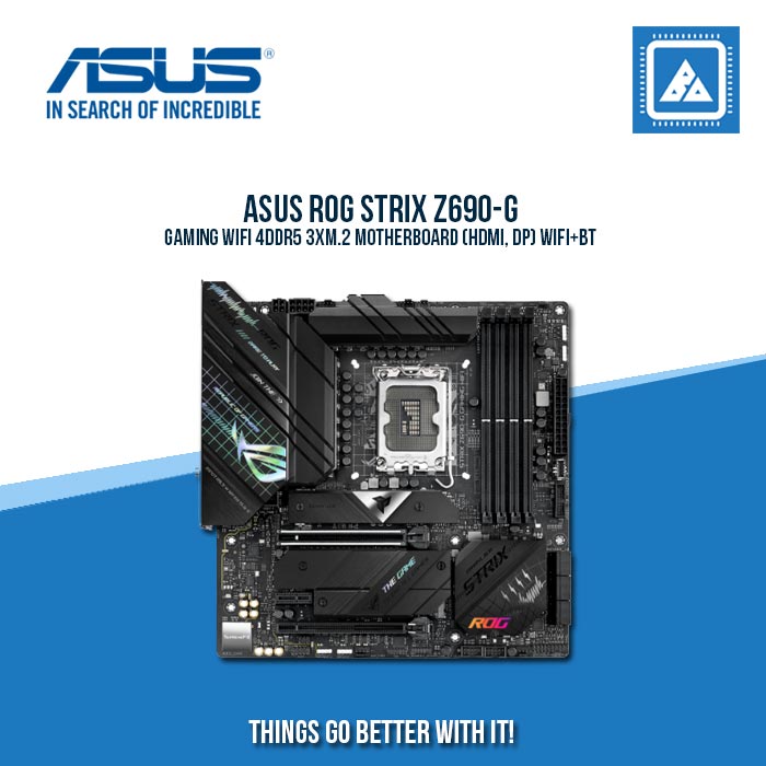 ASUS ROG STRIX Z690-G GAMING WIFI 4DDR5 3XM.2 MOTHERBOARD (HDMI, DP) WIFI+BT