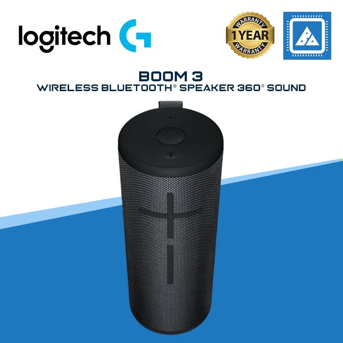 LOGITECH ULTIMATE EARS BOOM 3 BLUETOOTH SPEAKER (BLACK) – BlueArm
