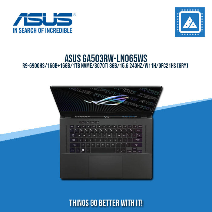 ASUS GA503RW-LN065WS R9-6900HS/16GB+16GB/1TB NVME/3070TI 8GB | BEST FOR GAMING AND AUTOCAD LAPTOP