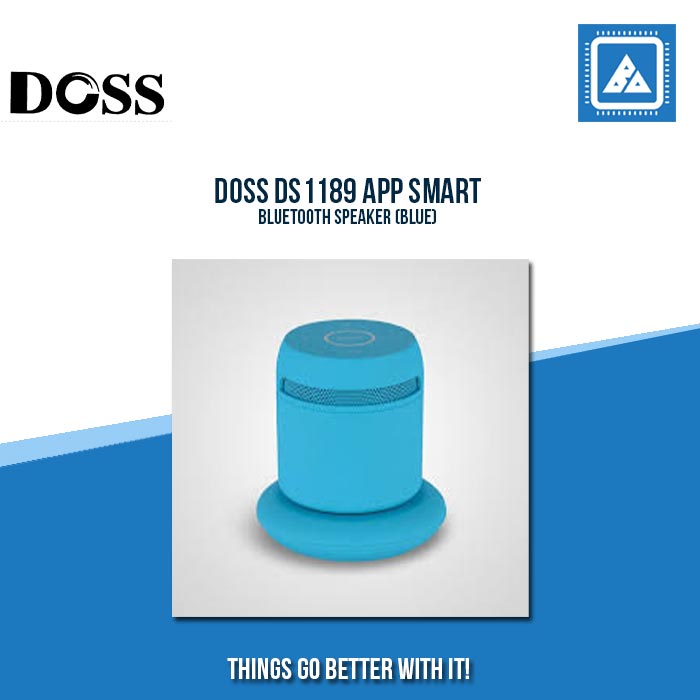 DOSS DS1189 APP SMART BLUETOOTH SPEAKER (BLUE)