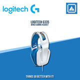 LOGITECH G335 WIRED GAMING HEADSET WHITE-BLUE
