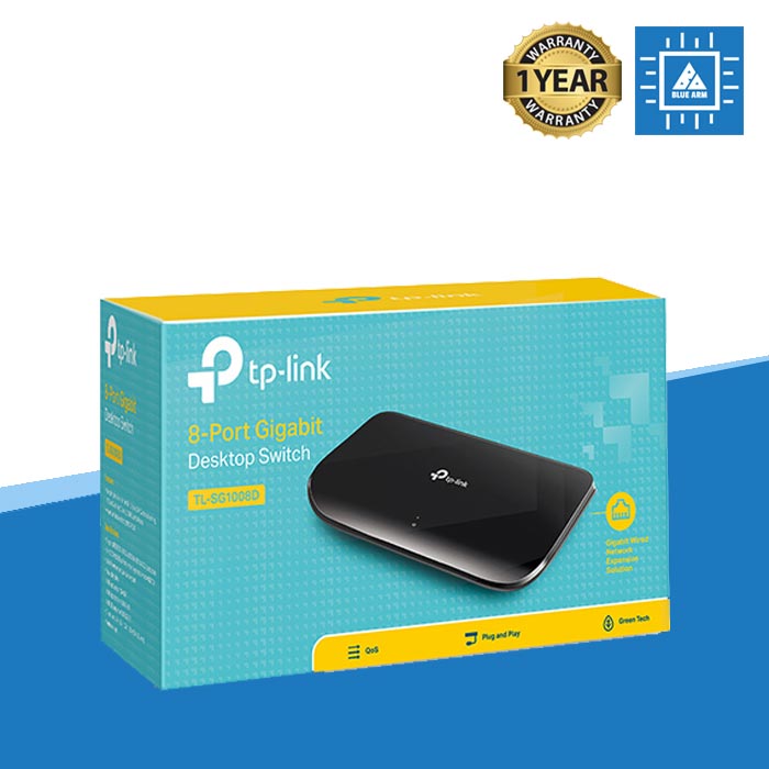 8-Port Gigabit Desktop Switch TL-SG1008D V8