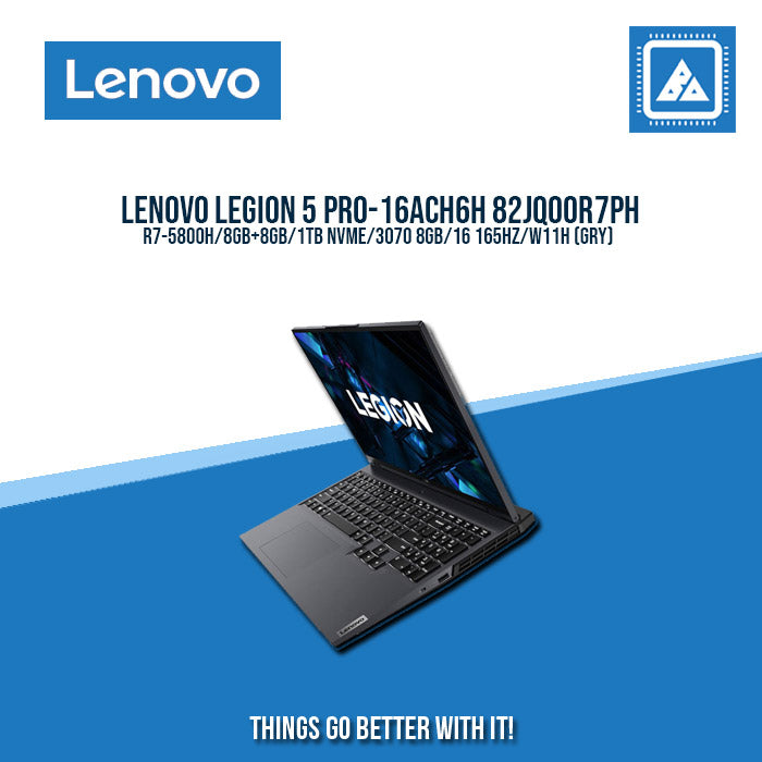 LENOVO LEGION 5 PRO-16ACH6H 82JQ00R7PH | Gaming Laptop And AutoCAD Users