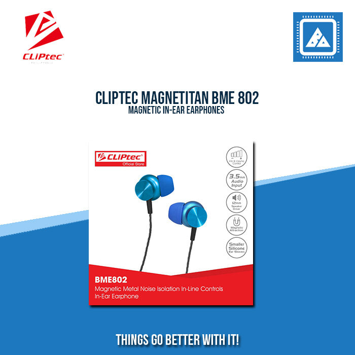 CLIPTEC BME 802 BLUE HEADSET