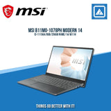 MSI B11MO-1078PH MODERN 14 I3-1115G4/8GB/256GB NVME | BEST FOR STUDENTS LAPTOP