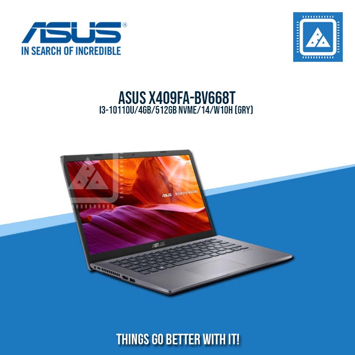 ASUS X409FA-BV668T I3-10110U | Best for Students