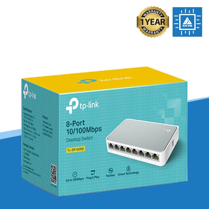 8-Port 10/100Mbps Desktop Switch TP- Link - SF1008D V11