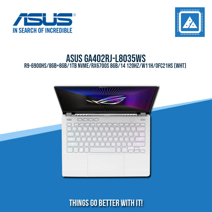 ASUS GA402RJ-L8035WS R9-6900HS  | Gaming Laptop And AutoCAD Users